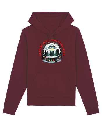 Crăciun extraterestru - Beaming with Christmas spirit Burgundy