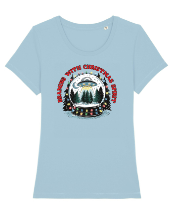 Crăciun extraterestru - Beaming with Christmas spirit Sky Blue