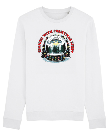 Crăciun extraterestru - Beaming with Christmas spirit White