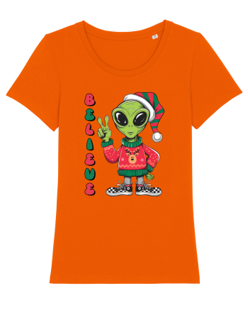 Crăciun extraterestru - Believe Bright Orange