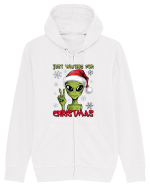 Crăciun extraterestru - Just waiting for Christmas Hanorac cu fermoar Unisex Connector