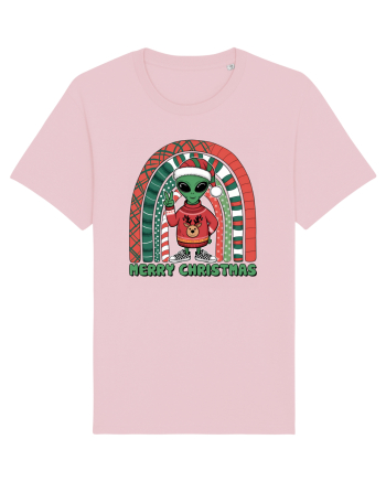 Crăciun extraterestru - Merry Christmas Alien Cotton Pink