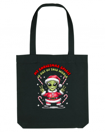 Crăciun extraterestru - My Christmas spirit is out of this world Black