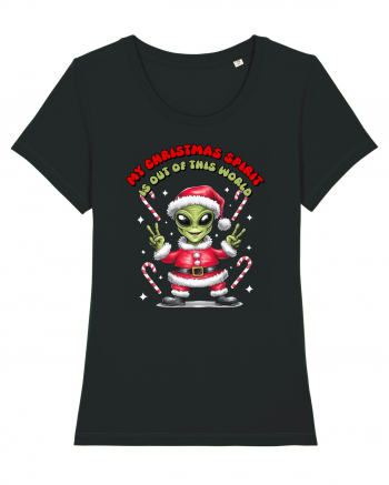 Crăciun extraterestru - My Christmas spirit is out of this world Black