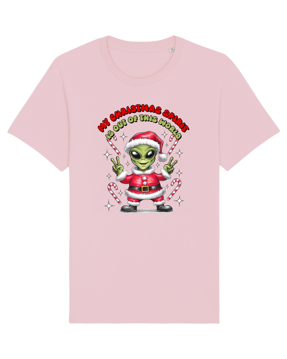 Tricou mânecă scurtă Unisex Rocker Cotton Pink