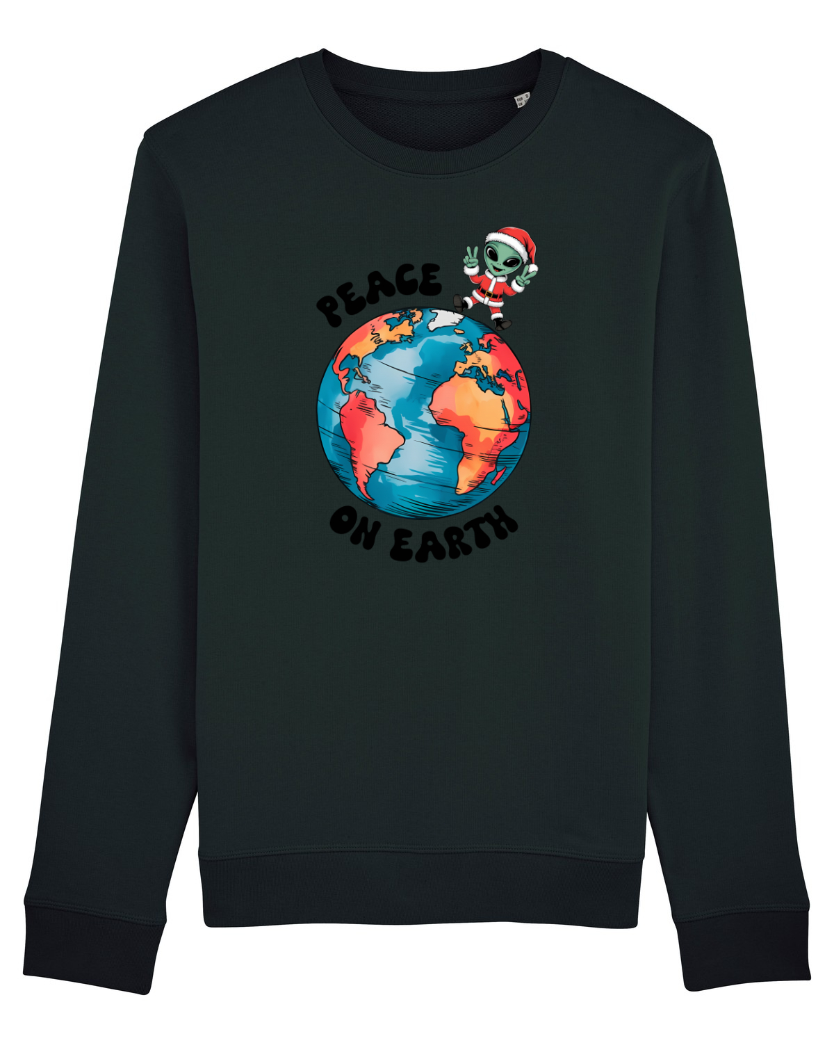 Bluză mânecă lungă Unisex Rise Black