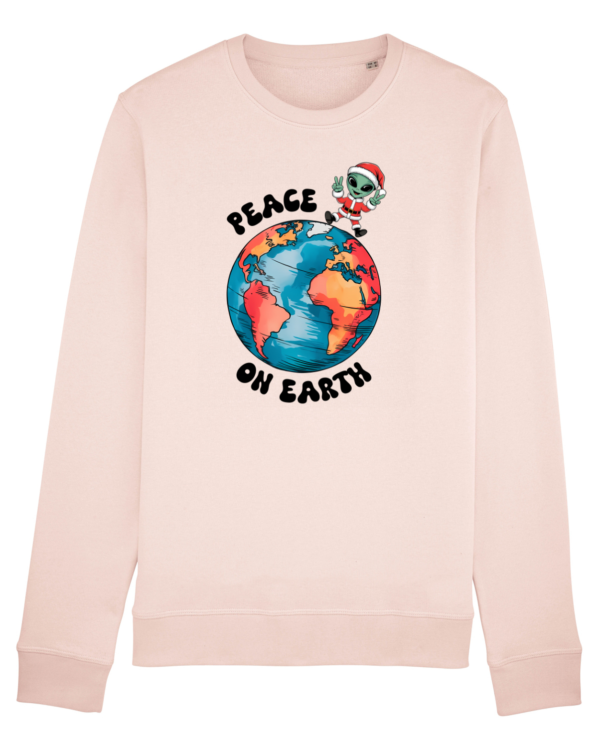 Bluză mânecă lungă Unisex Rise Candy Pink