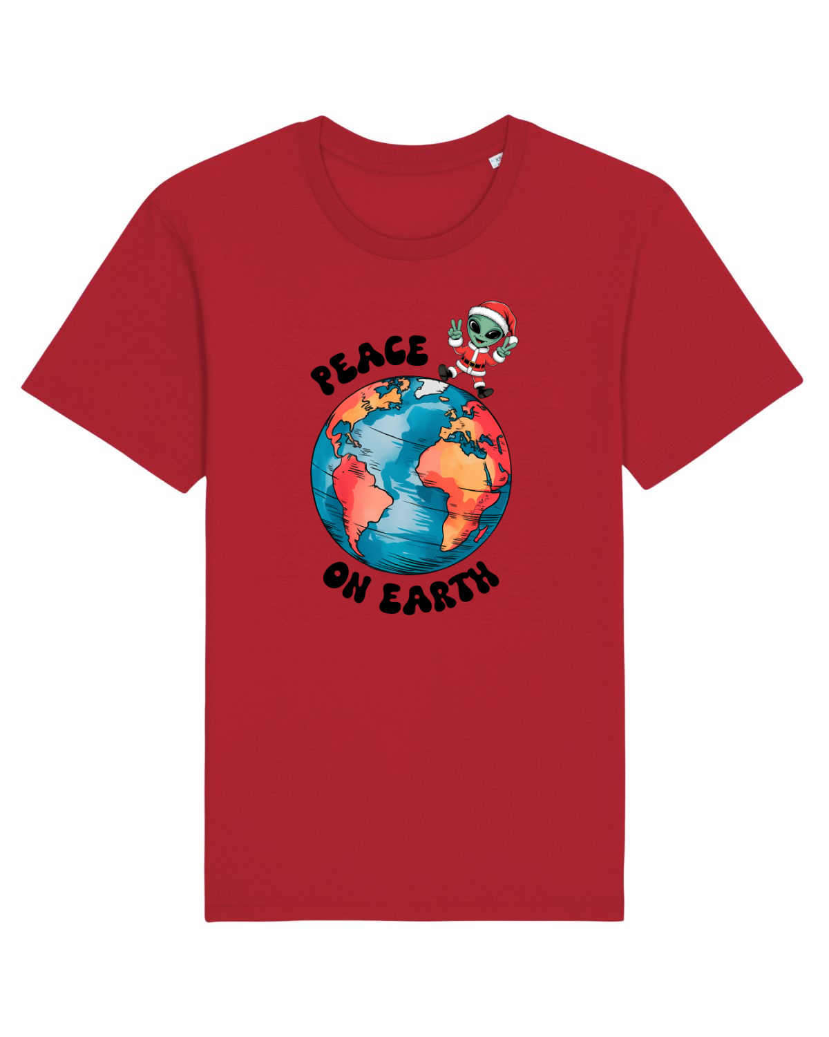 Tricou mânecă scurtă Unisex Rocker Red
