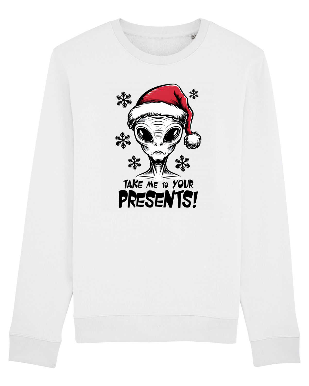Bluză mânecă lungă Unisex Rise White
