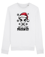 Crăciun extraterestru - Take me to your presents Bluză mânecă lungă Unisex Rise