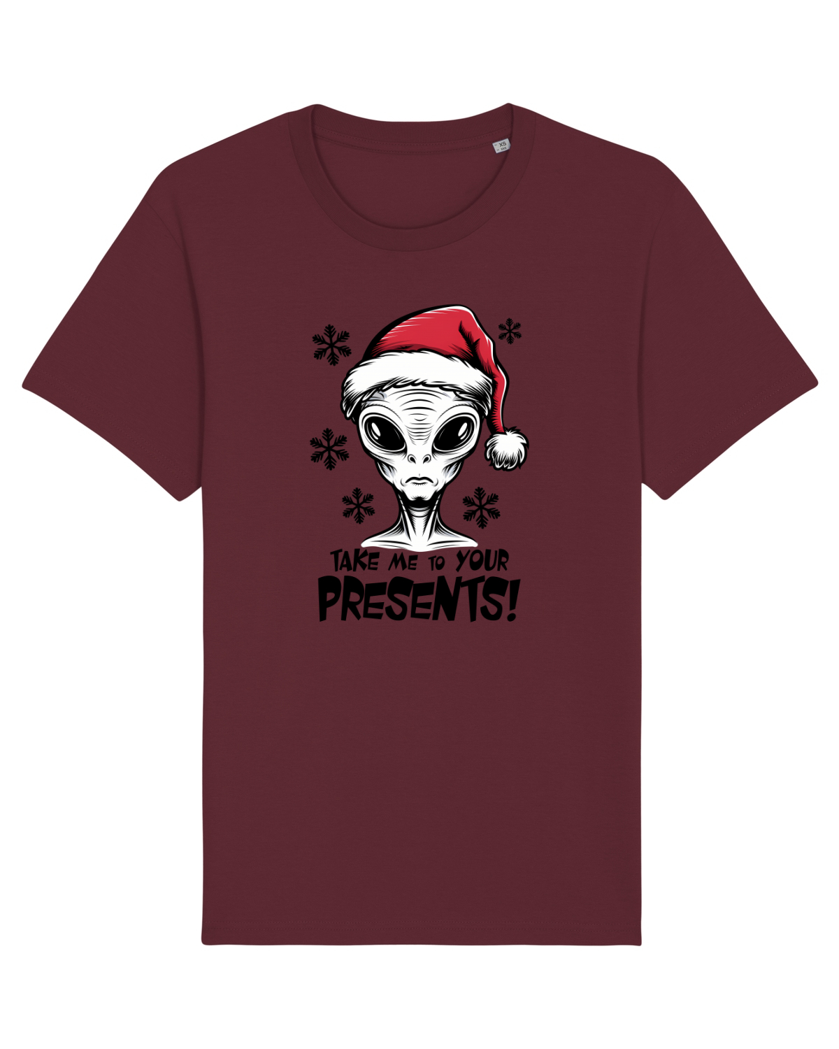 Tricou mânecă scurtă Unisex Rocker Burgundy