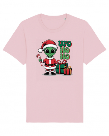 Crăciun extraterestru - UFO ho ho Cotton Pink