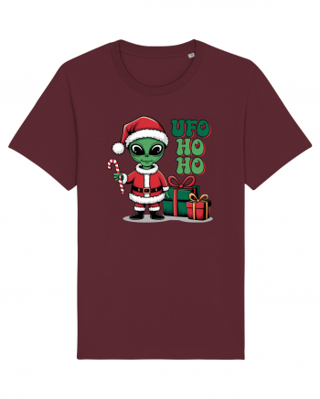 Crăciun extraterestru - UFO ho ho Burgundy