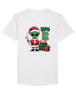 Crăciun extraterestru - UFO ho ho Tricou mânecă scurtă guler larg Bărbat Skater