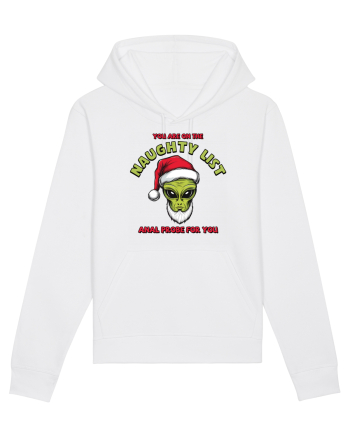 Crăciun extraterestru - You are on the naughty list White