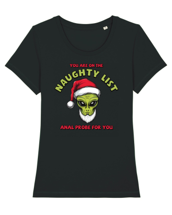 Crăciun extraterestru - You are on the naughty list Black