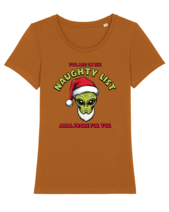 Crăciun extraterestru - You are on the naughty list Roasted Orange