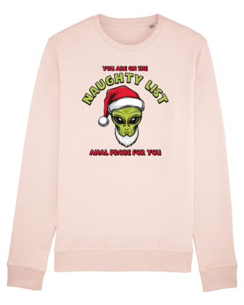 Crăciun extraterestru - You are on the naughty list Candy Pink