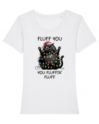 de Crăciun cu pisici rebele - Fluff you - you fluffin fluff White