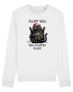 de Crăciun cu pisici rebele - Fluff you - you fluffin fluff Bluză mânecă lungă Unisex Rise