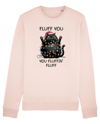 de Crăciun cu pisici rebele - Fluff you - you fluffin fluff Candy Pink