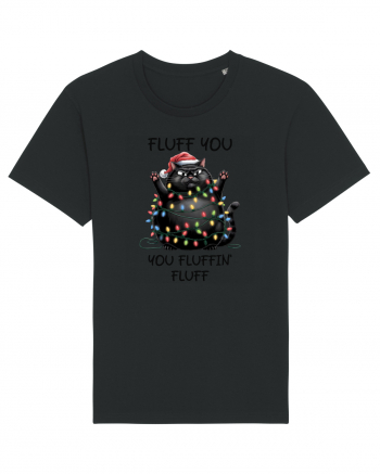 de Crăciun cu pisici rebele - Fluff you - you fluffin fluff Black