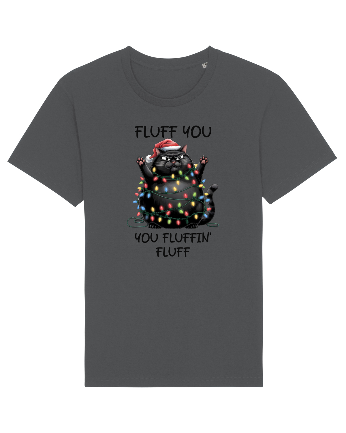 Tricou mânecă scurtă Unisex Rocker Anthracite
