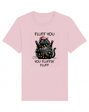 de Crăciun cu pisici rebele - Fluff you - you fluffin fluff Cotton Pink