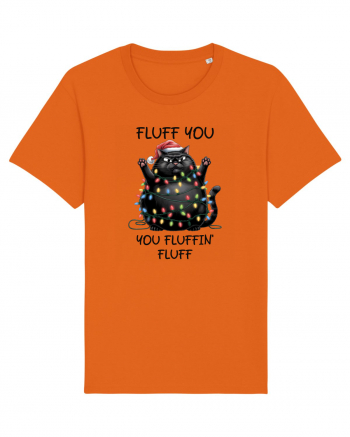 de Crăciun cu pisici rebele - Fluff you - you fluffin fluff Bright Orange