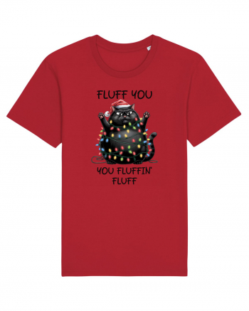 de Crăciun cu pisici rebele - Fluff you - you fluffin fluff Red