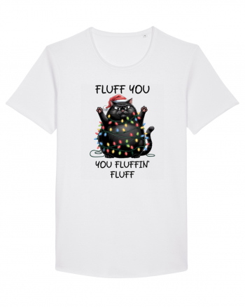 de Crăciun cu pisici rebele - Fluff you - you fluffin fluff White