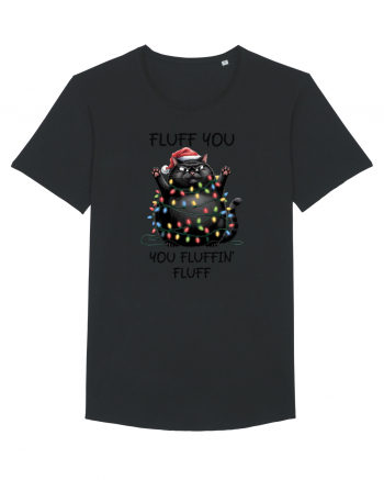 de Crăciun cu pisici rebele - Fluff you - you fluffin fluff Black