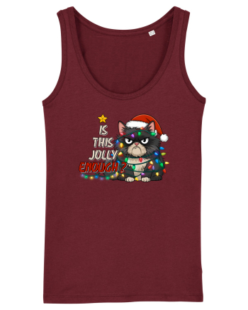 de Crăciun cu pisici rebele - Is this jolly enough Burgundy