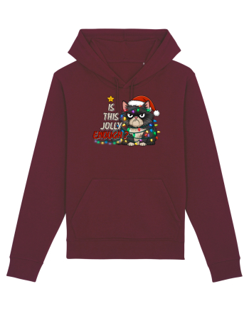 de Crăciun cu pisici rebele - Is this jolly enough Burgundy