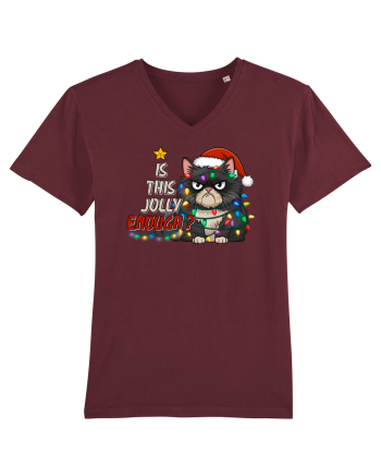 de Crăciun cu pisici rebele - Is this jolly enough Burgundy