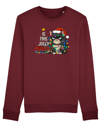 de Crăciun cu pisici rebele - Is this jolly enough Burgundy
