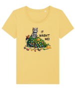 de Crăciun cu pisici rebele - It was not me Tricou mânecă scurtă guler larg fitted Damă Expresser