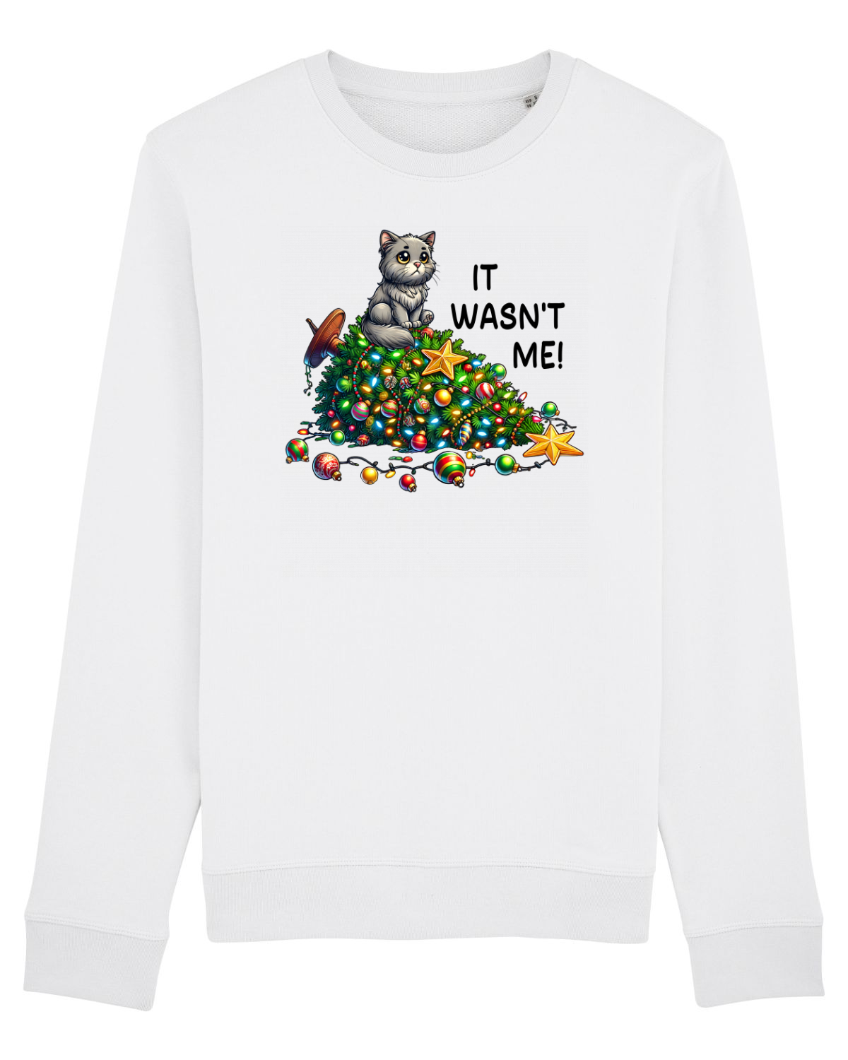 Bluză mânecă lungă Unisex Rise White