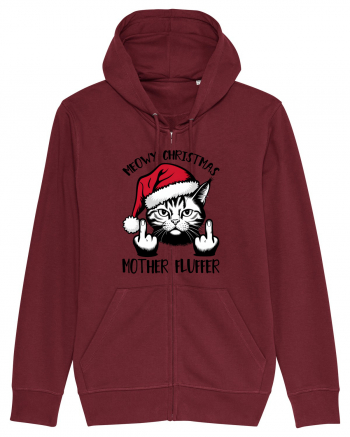 de Crăciun cu pisici rebele - Meowy Christmas Mother Fluffer Burgundy