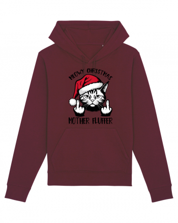 de Crăciun cu pisici rebele - Meowy Christmas Mother Fluffer Burgundy