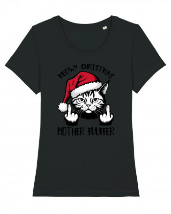 de Crăciun cu pisici rebele - Meowy Christmas Mother Fluffer Black