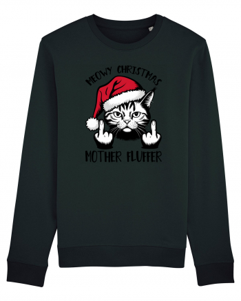 de Crăciun cu pisici rebele - Meowy Christmas Mother Fluffer Black