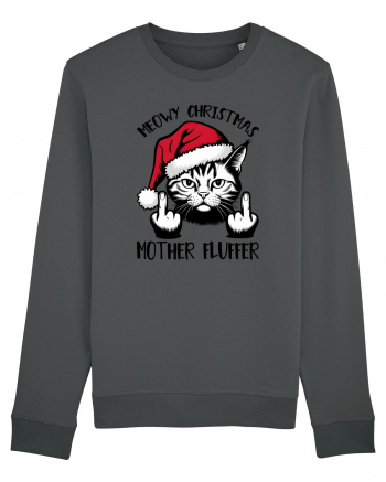 de Crăciun cu pisici rebele - Meowy Christmas Mother Fluffer Anthracite