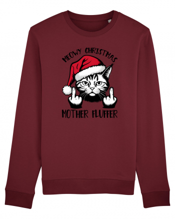 de Crăciun cu pisici rebele - Meowy Christmas Mother Fluffer Burgundy