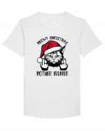 de Crăciun cu pisici rebele - Meowy Christmas Mother Fluffer Tricou mânecă scurtă guler larg Bărbat Skater