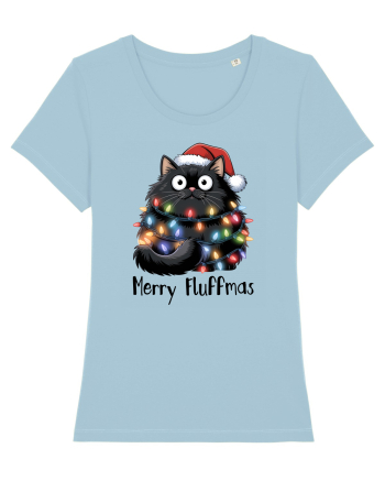 de Crăciun cu pisici rebele - Merry Fluffmas Sky Blue