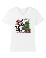 de Crăciun cu pisici rebele - What Tricou mânecă scurtă guler V Bărbat Presenter
