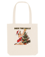 de Crăciun pentru femei cu atitudine - Deck the halls Sacoșă textilă