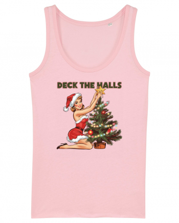 de Crăciun pentru femei cu atitudine - Deck the halls Cotton Pink