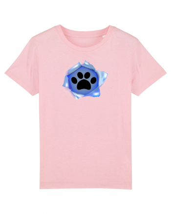 Dog footprint Cotton Pink